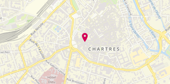 Plan de Yves Rocher, 23 Rue Bois Merrain, 28000 Chartres