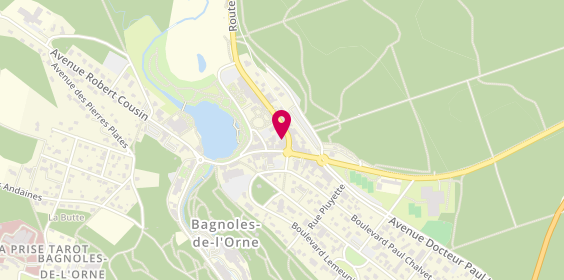 Plan de Ladie diane, 8 avenue Du Dr Poulain, 61140 Bagnoles-de-l'Orne-Normandie