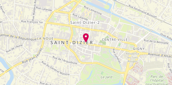 Plan de Nocibé, 33 Rue Gambetta, 52100 Saint-Dizier