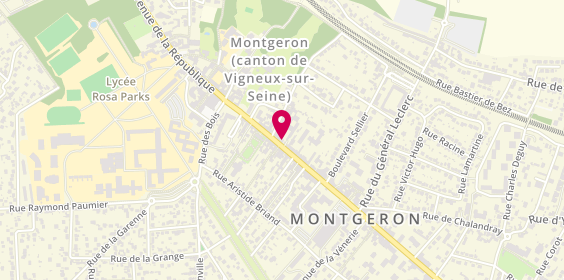 Plan de Nocibé, 75 avenue de la République, 91230 Montgeron