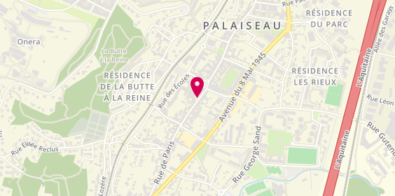 Plan de Mireille Balan Esthétique Conseil, 160 Bis Rue de Paris, 91120 Palaiseau