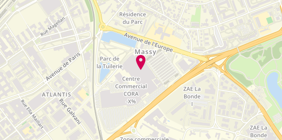 Plan de Centre de Beaute Yves Rocher, Centre Commercial Cora
Avenue de l'Europe
D120, 91300 Massy, France