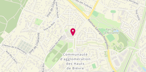 Plan de Marionnaud - Parfumerie & Institut, 7 Pl. Des Prés Hauts, 91370 Verrières-le-Buisson
