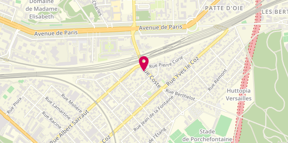 Plan de Shivi Institut de Beauté - Versailles, 6 Rue Coste, 78000 Versailles