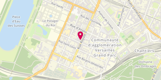 Plan de Maison Alchymiste Parfums de Confidence & Artisan de Beauté, 64 Rue Royale, 78000 Versailles