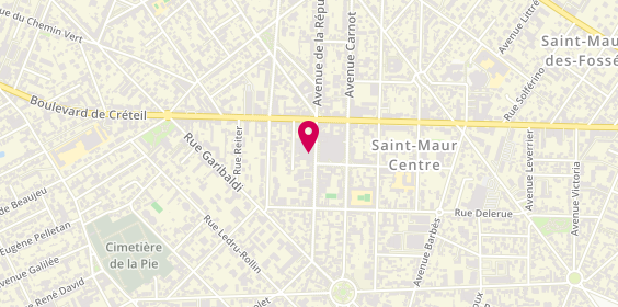 Plan de Centre de Beaute Yves Rocher, 12 Rue Baratte Cholet, 94100 Saint-Maur-des-Fossés
