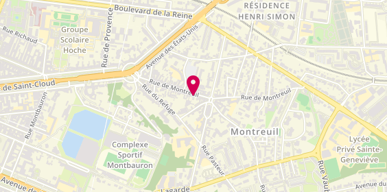 Plan de Marionnaud - Parfumerie & Institut, 34 Rue de Montreuil, 78000 Versailles