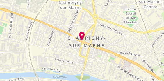 Plan de Parfumerie Burdin, 91 Rue Jean Jaurès, 94500 Champigny-sur-Marne
