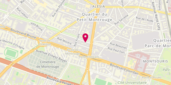 Plan de The French Perfumery, 5 Rue de Coulmiers, 75014 Paris