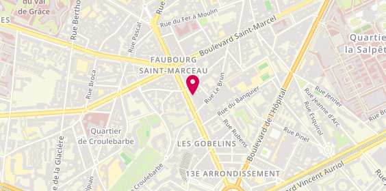 Plan de Marionnaud - Parfumerie & Institut, 41 avenue des Gobelins, 75013 Paris