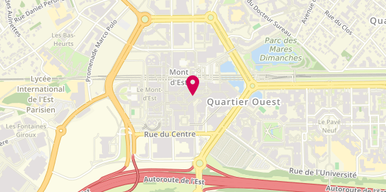 Plan de Yves Rocher, 234 Boulevard du Mont d'Est, 93160 Noisy-le-Grand