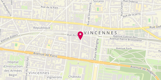 Plan de Séphora, 27 avenue du Château, 94300 Vincennes