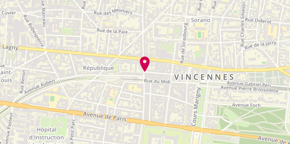Plan de Parashop, 58 Rue de Montreuil, 94300 Vincennes