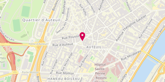 Plan de Marionnaud, 6 Rue Donizetti, 75016 Paris