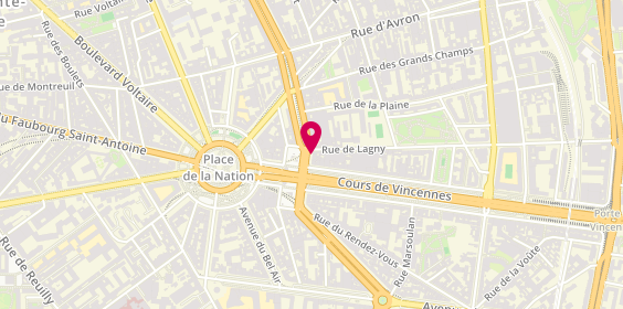 Plan de Marionnaud-Parfumerie, 6 Boulevard de Charonne, 75020 Paris