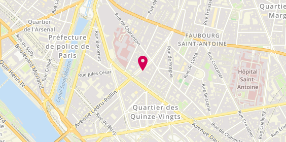 Plan de Association Séphora Berrebi, 68 avenue Ledru Rollin, 75012 Paris