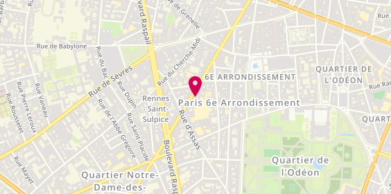Plan de L'Occitane, 93 Rue de Rennes, 75006 Paris