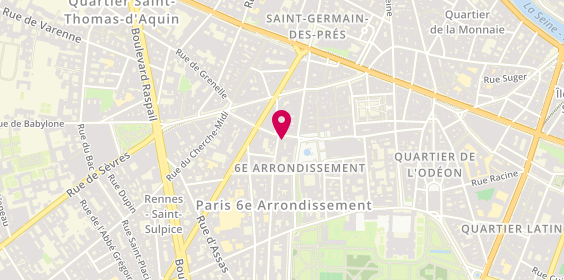 Plan de Aesop, 5 Rue du Vieux Colombier, 75006 Paris