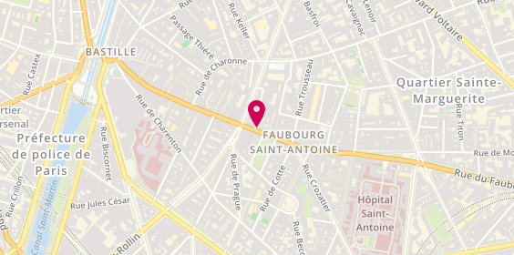 Plan de Marionnaud - Parfumerie & Institut, 119 Rue du Faubourg Saint-Antoine, 75011 Paris