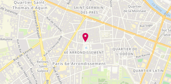 Plan de Goutal Paris (Saint Sulpice), 12 place Saint-Sulpice, 75006 Paris