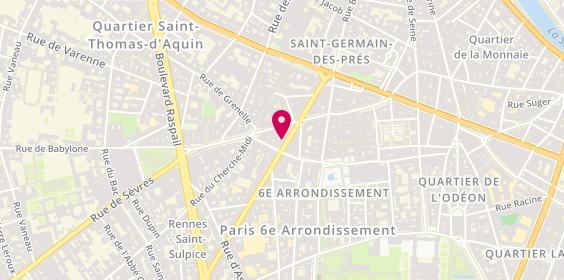 Plan de Centre de Beauté Yves Rocher, 68 Rue de Rennes, 75006 Paris
