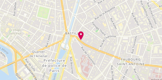 Plan de Centre de beauté Yves Rocher, 17 Rue du Faubourg Saint-Antoine, 75011 Paris