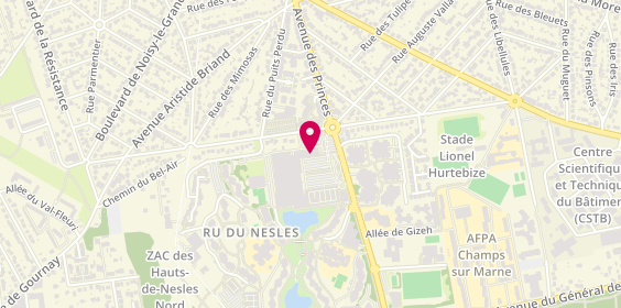 Plan de Marionnaud - Parfumerie & Institut, C.cial Carrefour
4185 avenue des Pyramides, 77420 Champs-sur-Marne
