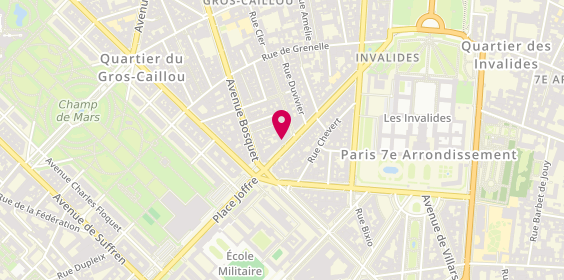 Plan de Marionnaud, 34 avenue de la Motte-Picquet, 75007 Paris