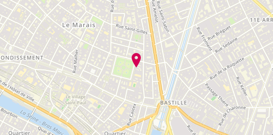 Plan de Parfums et Senteurs du Pays Basque Paris, 16 place des Vosges, 75004 Paris
