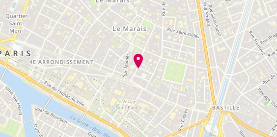 Plan de L'Atelier Parfum, 12 Rue de Sévigné, 75004 Paris