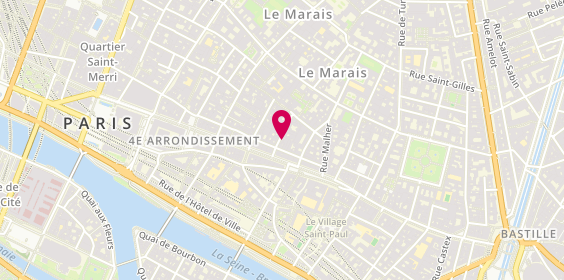 Plan de The Different Company, 10 Rue Ferdinand Duval, 75004 Paris