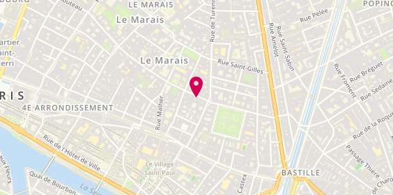 Plan de Bon Parfumeur, 11 Rue Francs Bourgeois, 75004 Paris
