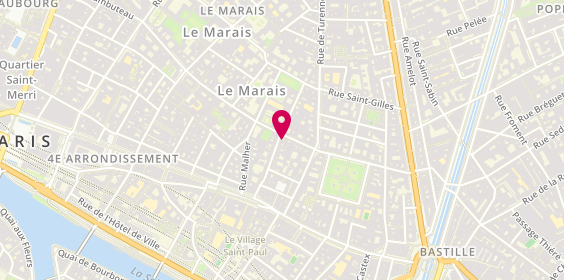 Plan de Les Néréides, 30 Rue de Sévigné, 75004 Paris