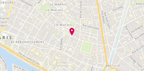 Plan de Aesop, 12 Rue des Francs Bourgeois, 75003 Paris