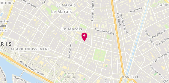 Plan de Guerlain, 10 Rue des Francs Bourgeois, 75003 Paris