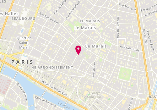 Plan de Sabon, 32 Rue Rosiers, 75004 Paris