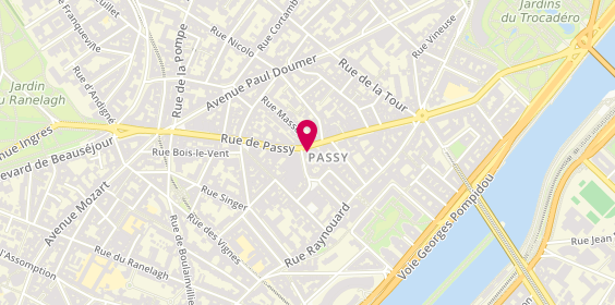 Plan de Aesop, 16 Rue Jean Bologne, 75016 Paris