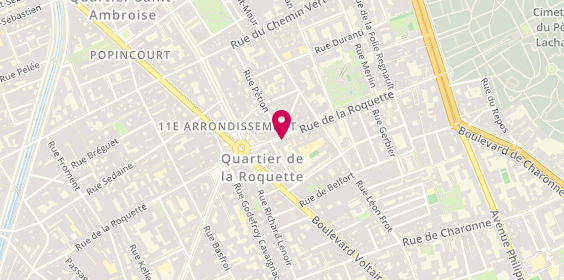 Plan de Marionnaud - Parfumerie & Institut, 142 Rue de la Roquette, 75011 Paris