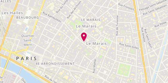 Plan de Boutique Estéban Marais, Paris 3e arr, 32 Rue des Francs Bourgeois, 75003 Paris