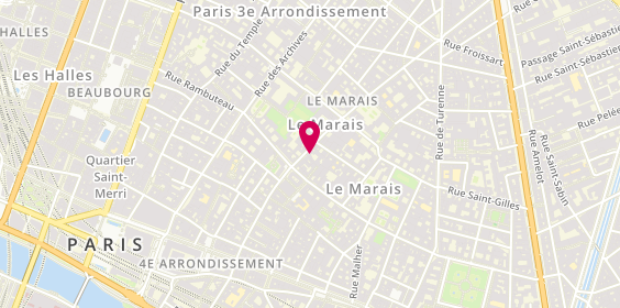 Plan de Perfumer H, 64 Rue Vieille du Temple, 75003 Paris