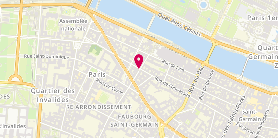 Plan de Annick Goutal, 16 Rue de Bellechasse, 75007 Paris