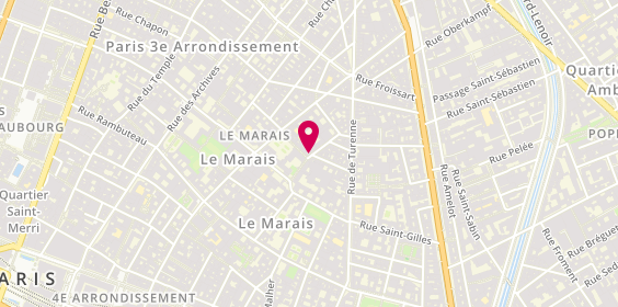 Plan de Maison Suisen, 7 Rue de Thorigny, 75003 Paris