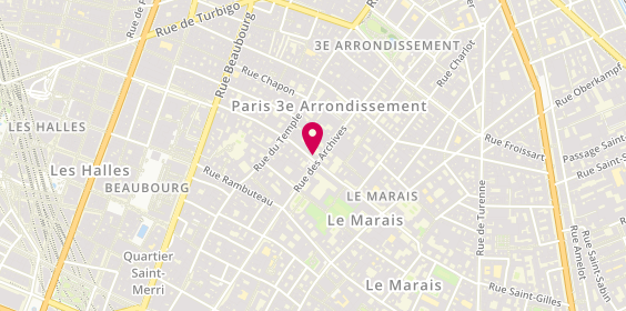 Plan de Senteurs de Fée, 2 Rue Haudriettes, 75003 Paris