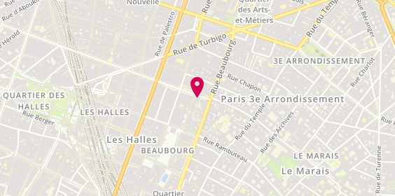 Plan de Mythic Bazar, 7 Rue du Grenier-Saint-Lazare, 75003 Paris