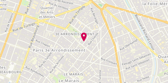 Plan de Maison Laugier, 9 Rue de Picardie, 75003 Paris