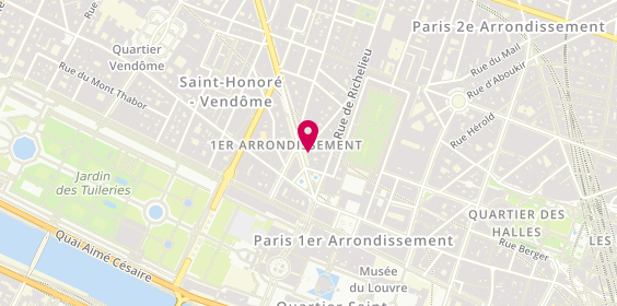 Plan de KAMS PARIS depuis 1960, 6 avenue de l'Opéra, 75001 Paris