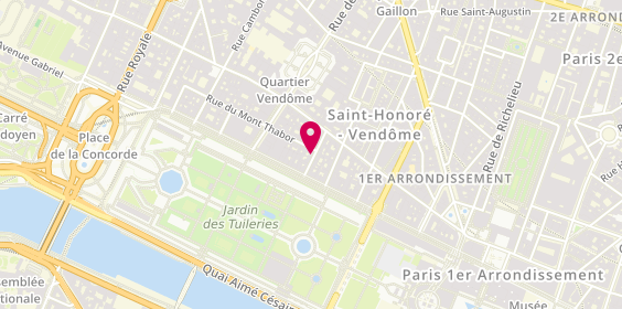 Plan de Maison Francis Kurkdjian, 5 Rue d'Alger, 75001 Paris