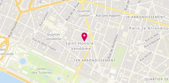 Plan de Comptoir Sud Pacifique, 30 Rue Saint-Roch, 75001 Paris