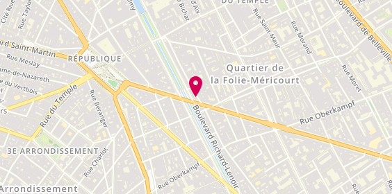 Plan de Marionnaud - Parfumerie & Institut, 138 Boulevard Richard-Lenoir, 75011 Paris