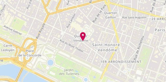 Plan de Guerlain Boutique Vendôme, 356 Rue Saint-Honoré, 75001 Paris